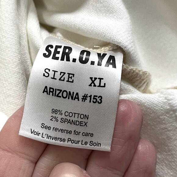 NWT SER•O•YA Marcus Shirt Snap Closure Pockets Distressed Shacket Size XLarge - Picture 11 of 15